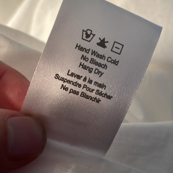 Perfect FEMININE white summer dress NWT tie back ruffle tiered Heartloom S 💋 - Picture 5 of 6